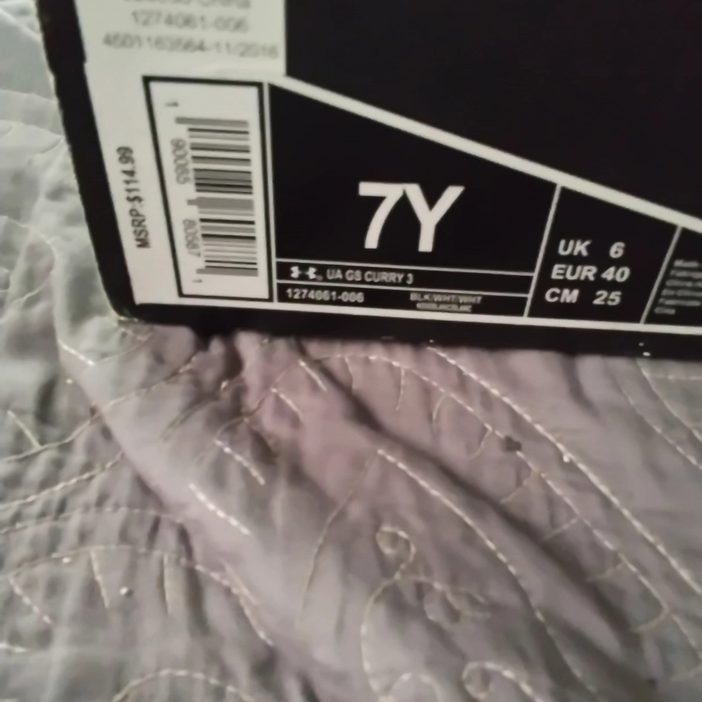 Under Armour Curry 3 Black Sneakers